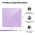 1/8" Pastel Violet Acrylic Sheet Plexiglass (3pcs)