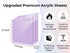 1/8" Pastel Violet Acrylic Sheet Plexiglass (3pcs)