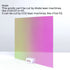 1/8" Clear Iridescent Acrylic Plexiglass (3pcs)