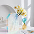 1/8" Clear Iridescent Transparent Blue Film Frosted Acrylic Plexiglass (3pcs)