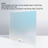 1/8" Clear Iridescent Transparent Blue Film Frosted Acrylic Plexiglass (3pcs)