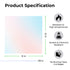 1/8" Clear Iridescent Acrylic Plexiglass (3pcs)