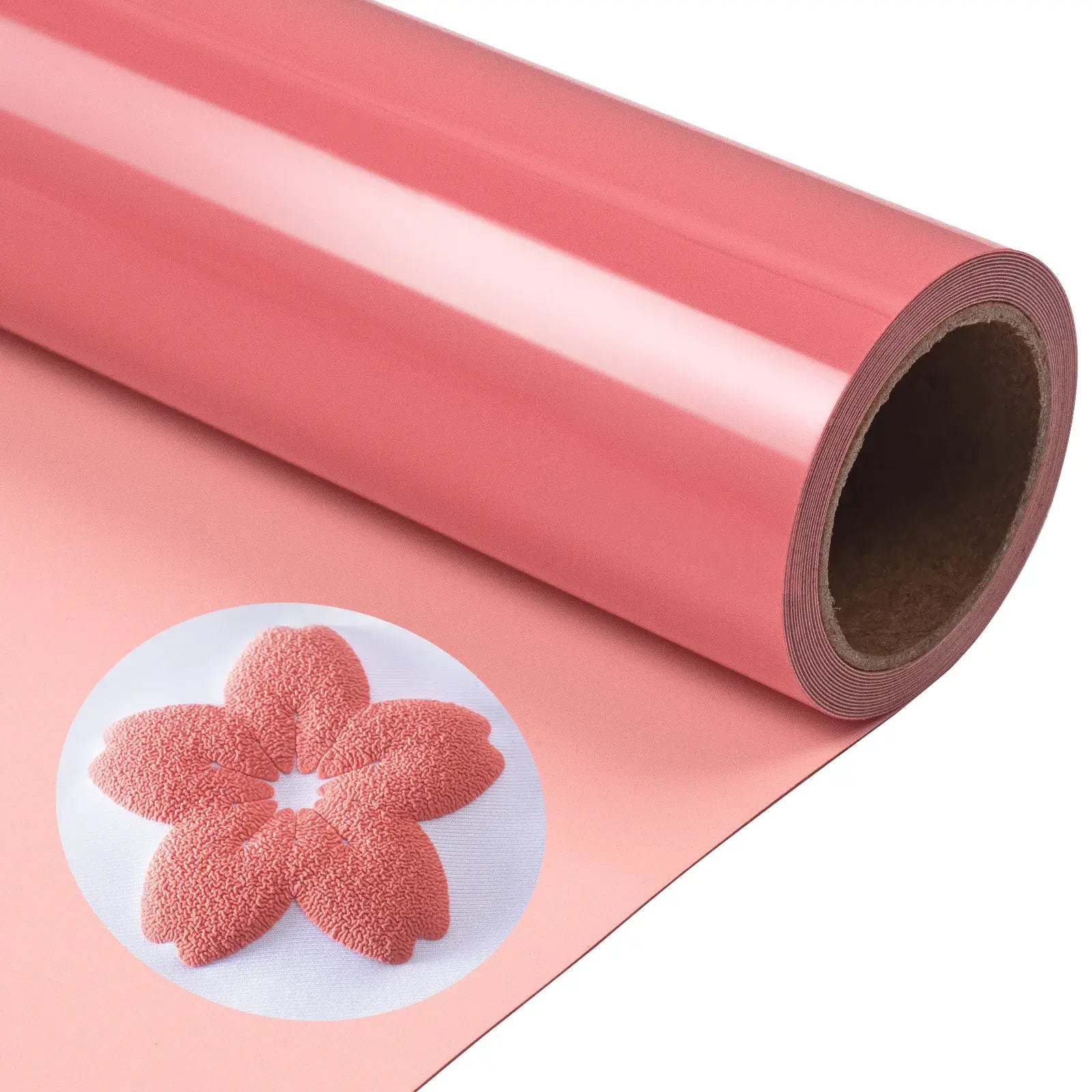 Puff and Glitter Heat Transfer Vinyl Roll