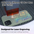 Silicone Magnetic iPhone Case with Laserable Rainbow Filling