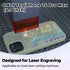 Silicone Magnetic iPhone Case with Laserable Rainbow Filling