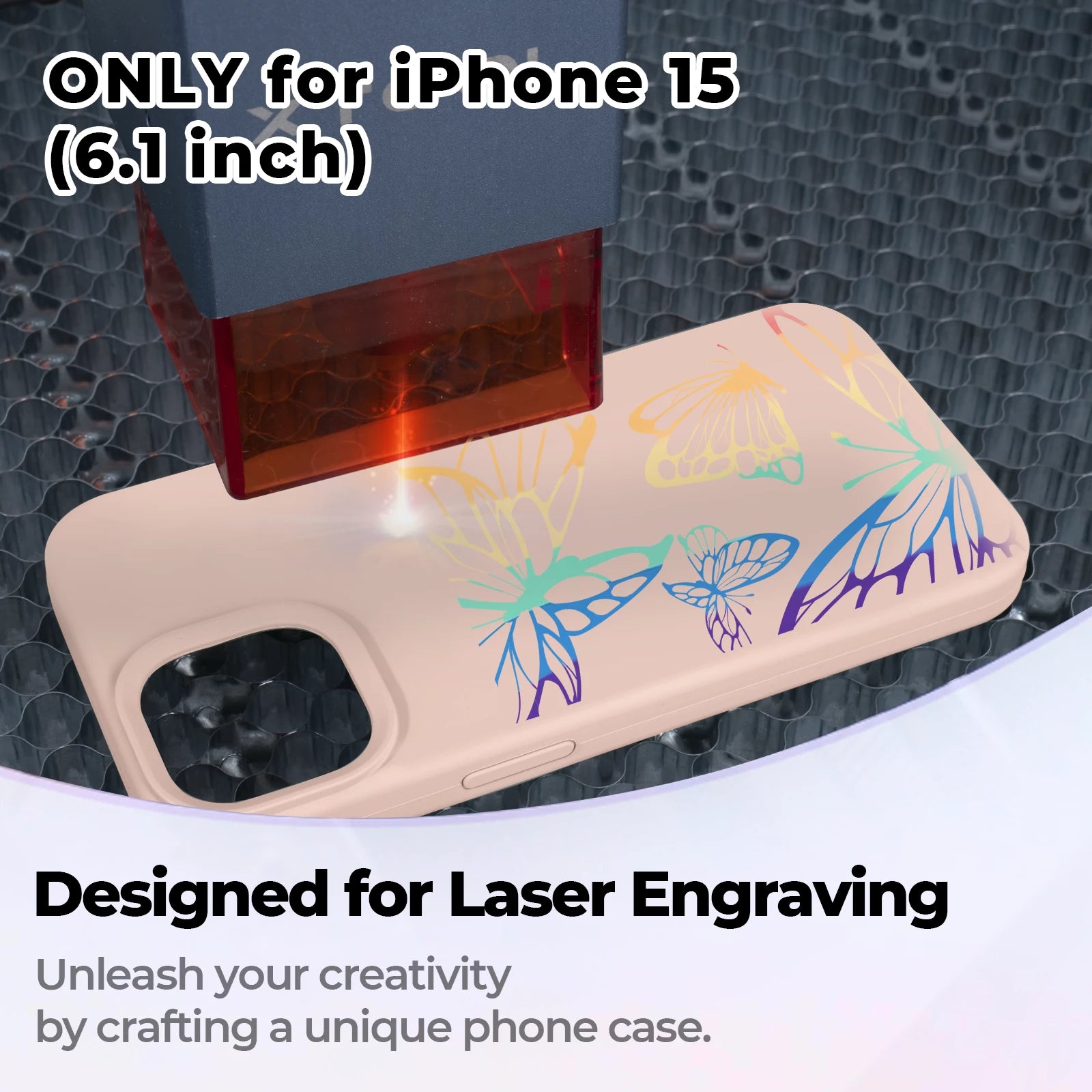 Silicone Magnetic iPhone Case & Apple Watch Bands with Laserable Filling