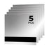 1/20" Laser Engraving Two-Tone Plastic Sheet Silver to Black (5pcs)