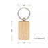 Wooden Keychain (10pcs)