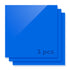 1/8" Blue Glossy Acrylic Sheet Plexiglass (3pcs)