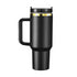 Black to Gold Stainless Steel Tumbler with Removable Handle (40oz)