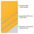 1/8" Yellow MDF Board (10pcs)