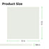 1/8" Glow in the Dark Acrylic Sheet Plexiglass (3pcs)