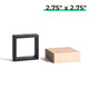 Black Floating Frame with Kraft Box (10pcs)