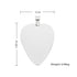 Stainless Steel Guitar Pick Pendants (10pcs)