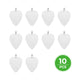 Stainless Steel Guitar Pick Pendants (10pcs)