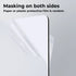 1/8" Two-Tone Acrylic Sheet White to Black for Diode Laser Cutting (3pcs)