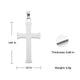 Stainless Steel Cross Pendant (10pcs)