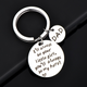 Stainless Steel Two-Circle Keychain (10pcs)