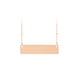 Stainless Steel Rose Gold Bar Necklace (6pcs)