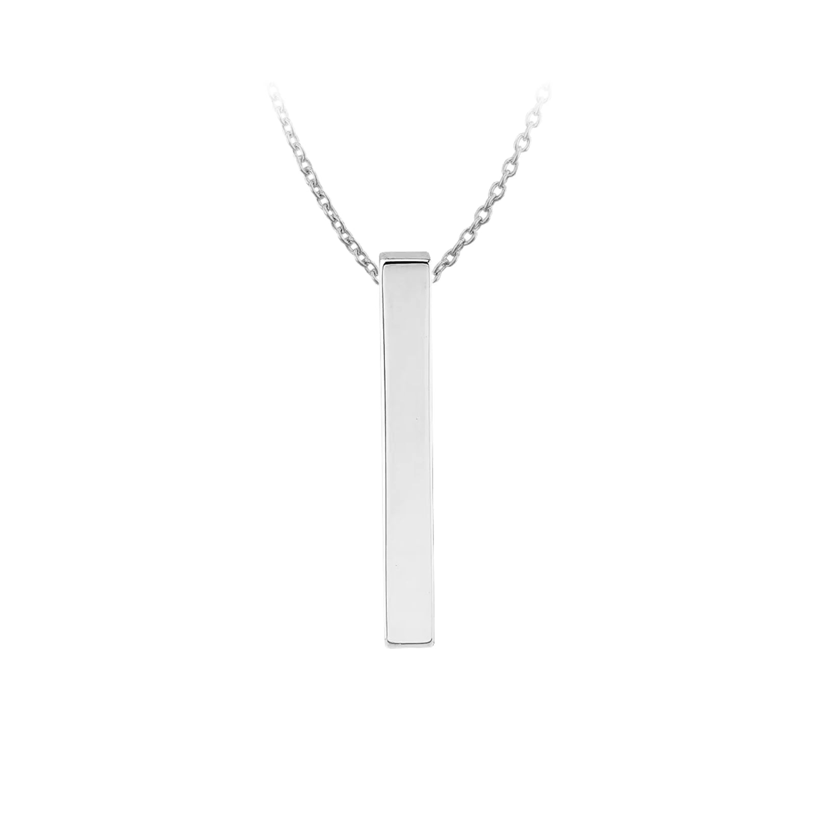 Stainless Steel Vertical Bar Necklace (6pcs)