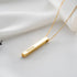 Stainless Steel Vertical Bar Necklace (6pcs)