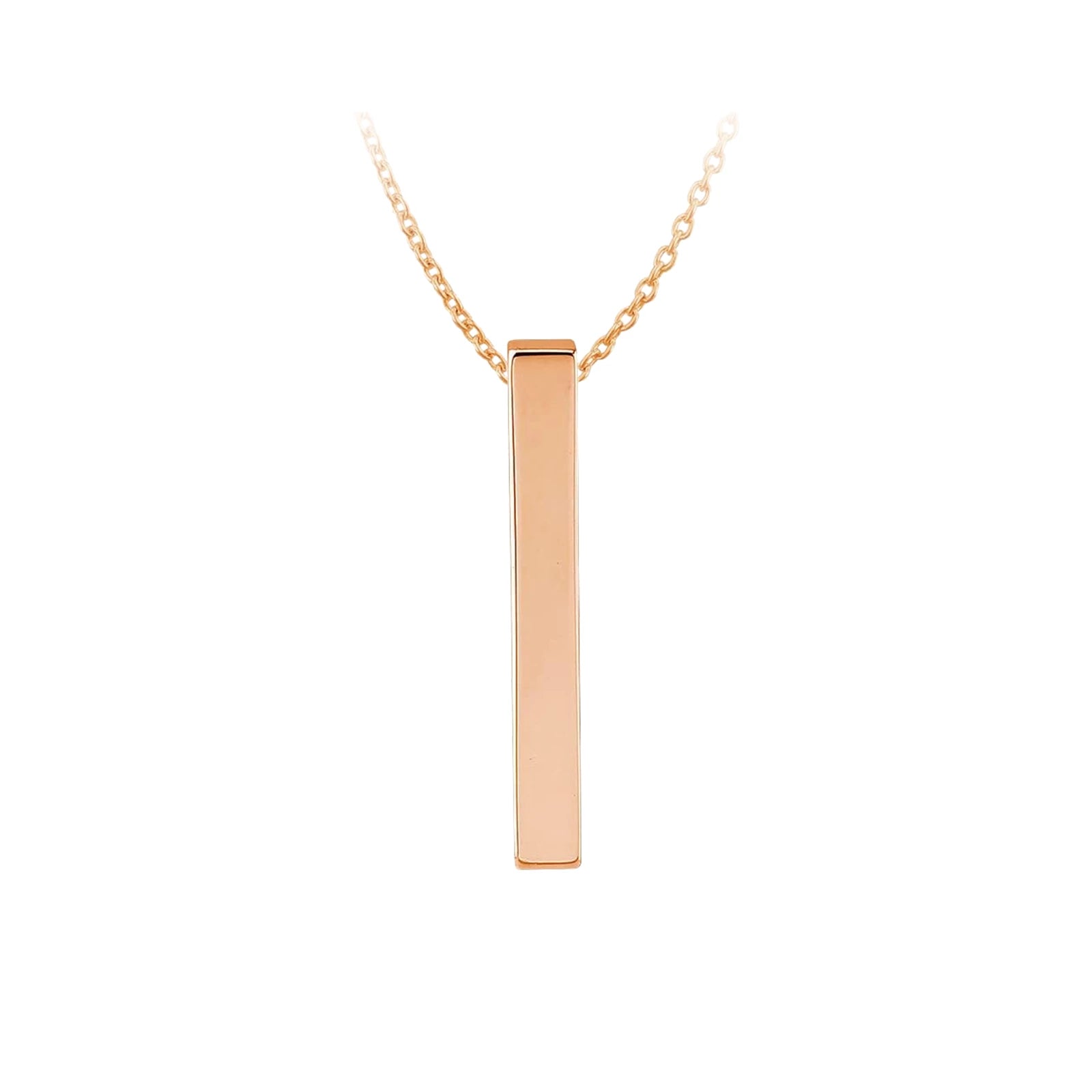 Stainless Steel Vertical Bar Necklace (6pcs)