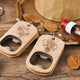 Wooden Bottle Opener Keychain (10pcs)