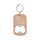 Wooden Bottle Opener Keychain (10pcs)