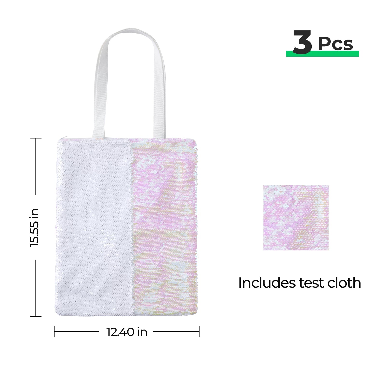 Sublimation Sequin Bag (3pcs)