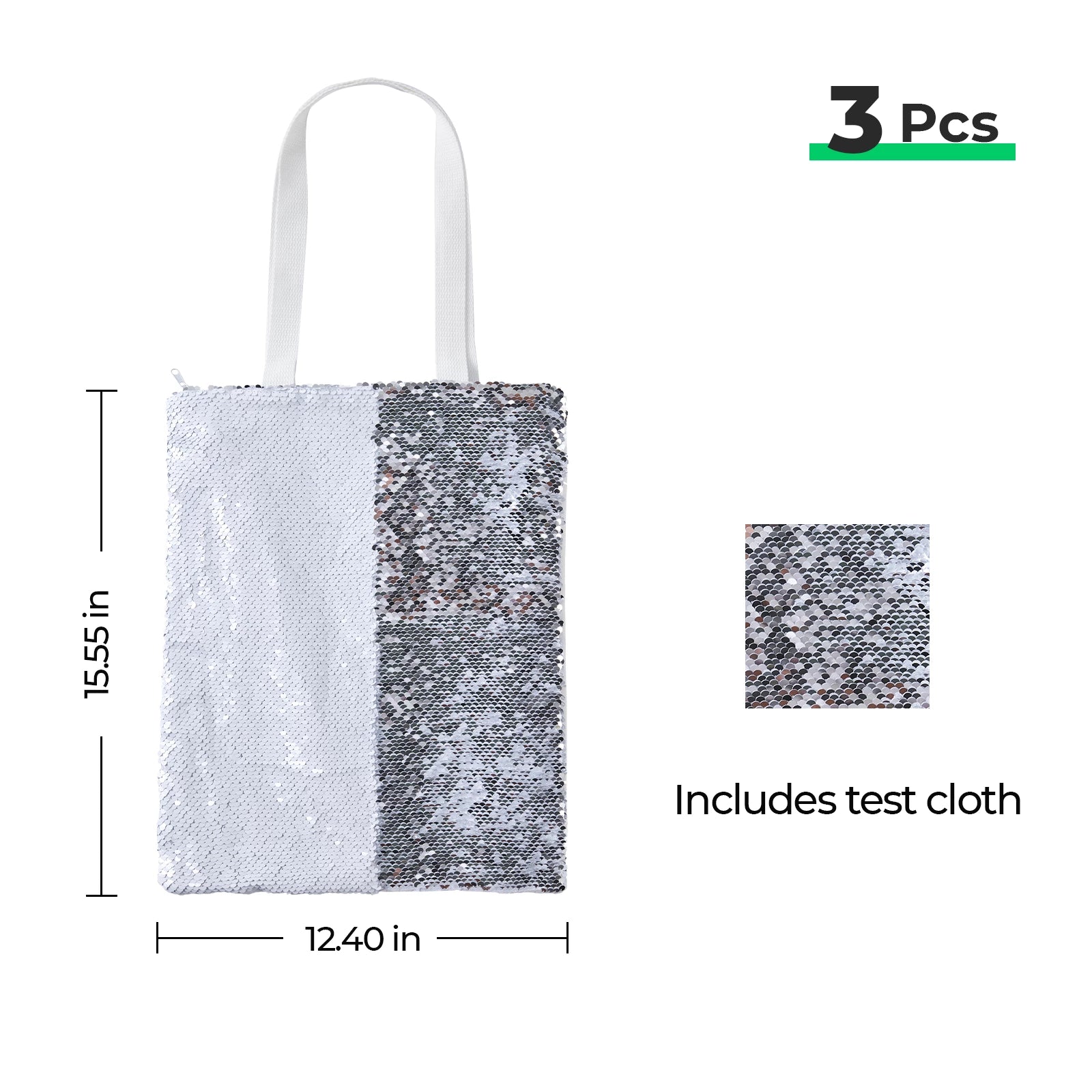 Sublimation Sequin Bag (3pcs)