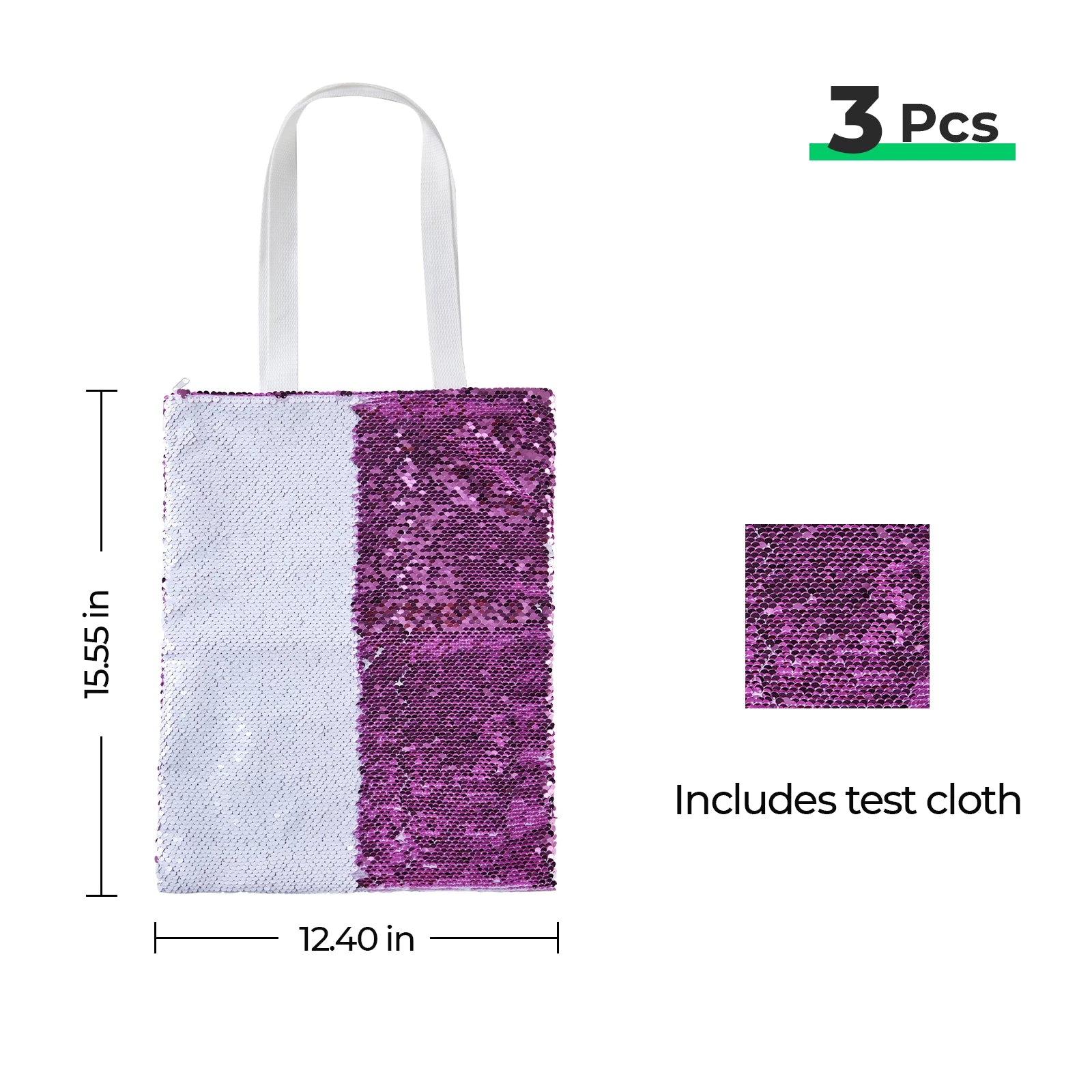 Sublimation Sequin Bag (3pcs)