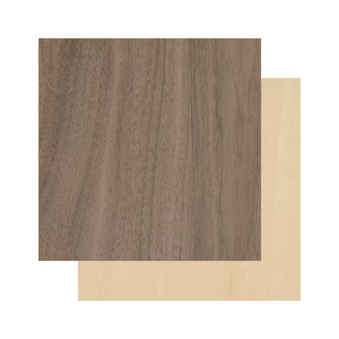 1/8" Black Walnut & Basswood Plywood Sheet  (4pcs)