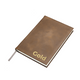 Brown to Gold Laserable PU Notebook