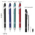 Ballpoint Pens with Stylus (12pcs)