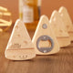 Wooden Cheese Shaped Magnetic Bottle Opener (2pcs)