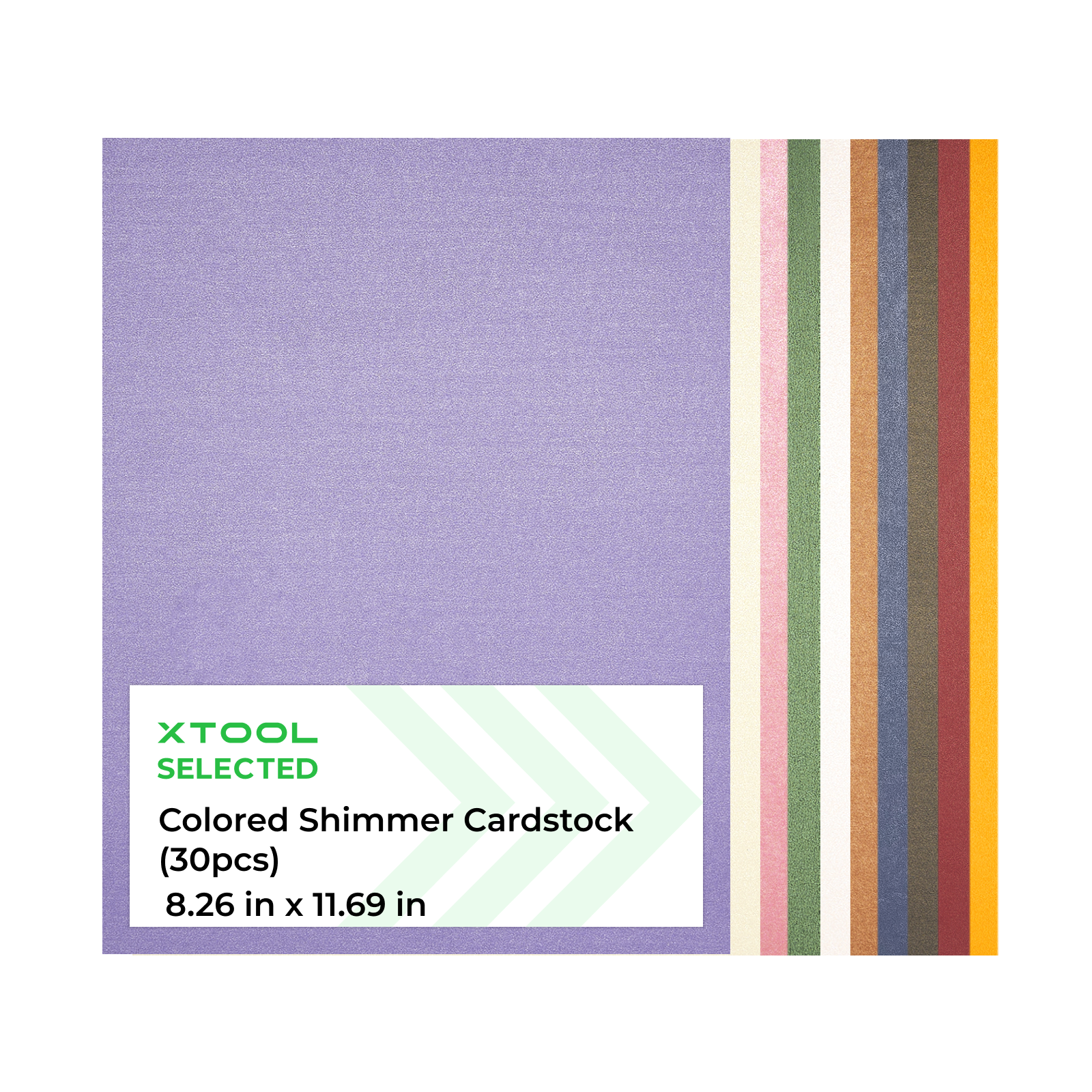 Colored Shimmer Cardstock (30pcs)