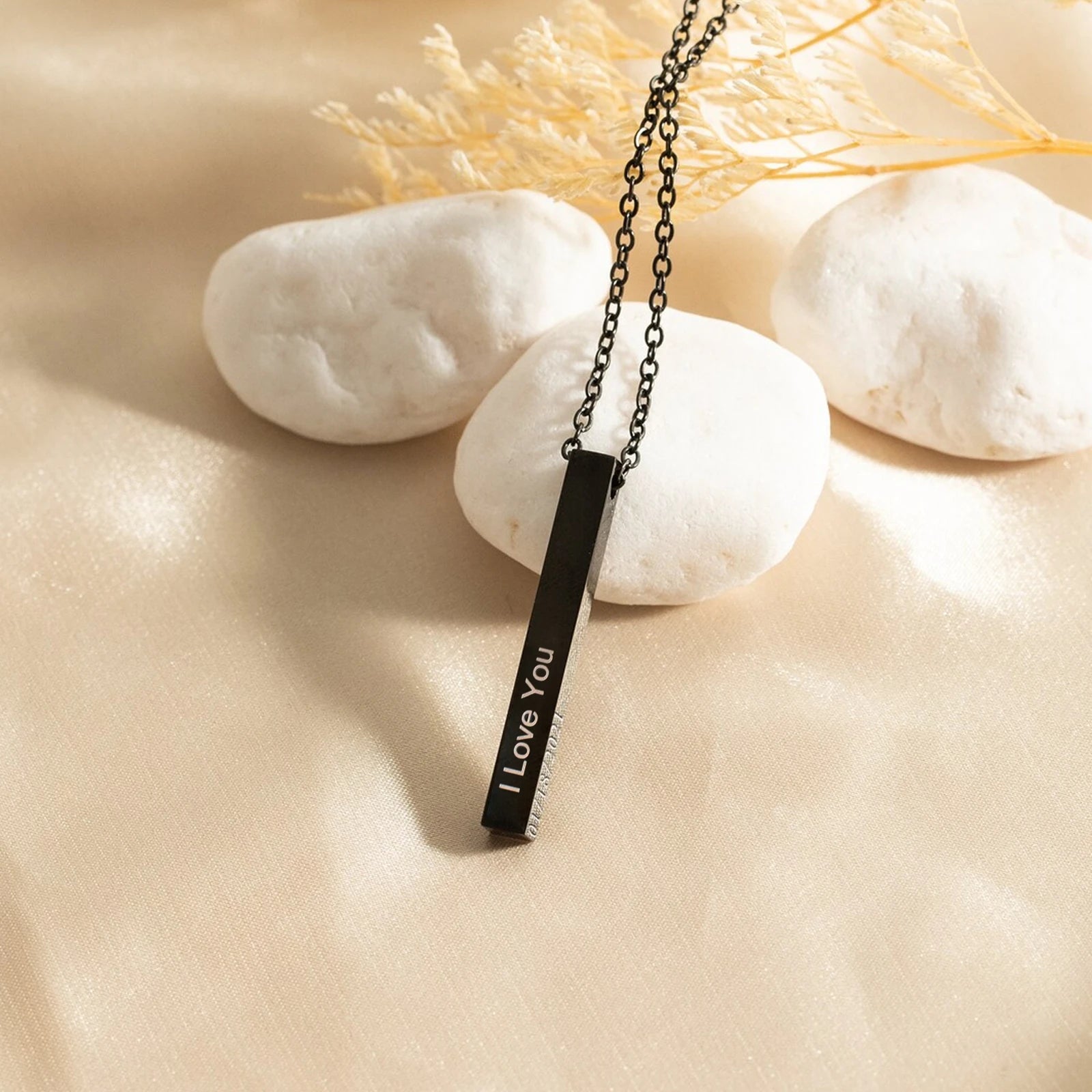 Stainless Steel Vertical Bar Necklace (6pcs)