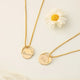 Gold Stainless Steel Spinner Necklace (3pcs)