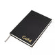 Black to Gold Laserable PU Notebook