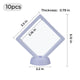 White Floating Frame with Stand (10pcs)