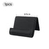 Black to Silver Laserable PU Leather Phone Holder (1pcs)