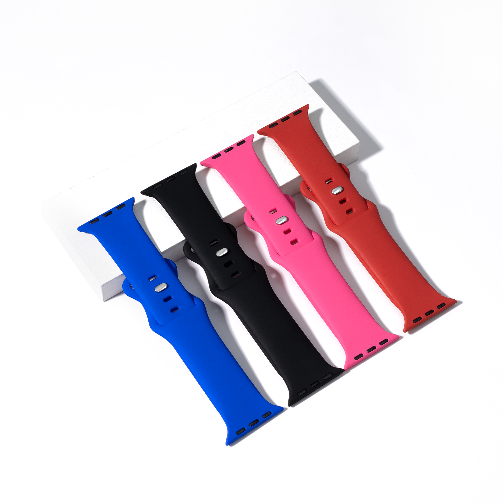 Silicone Magnetic iPhone Case & Apple Watch Bands with Laserable Filling