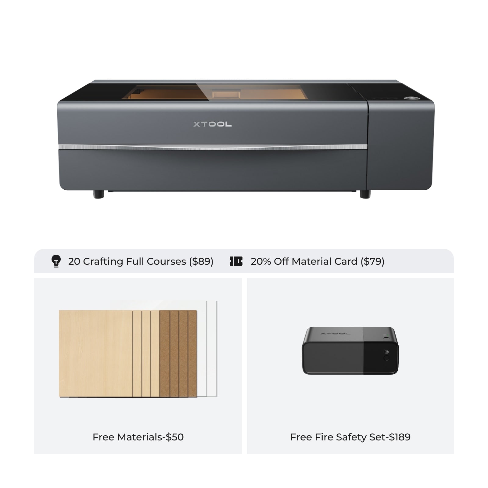 xTool P2 55W Desktop CO2 Laser Cutter test