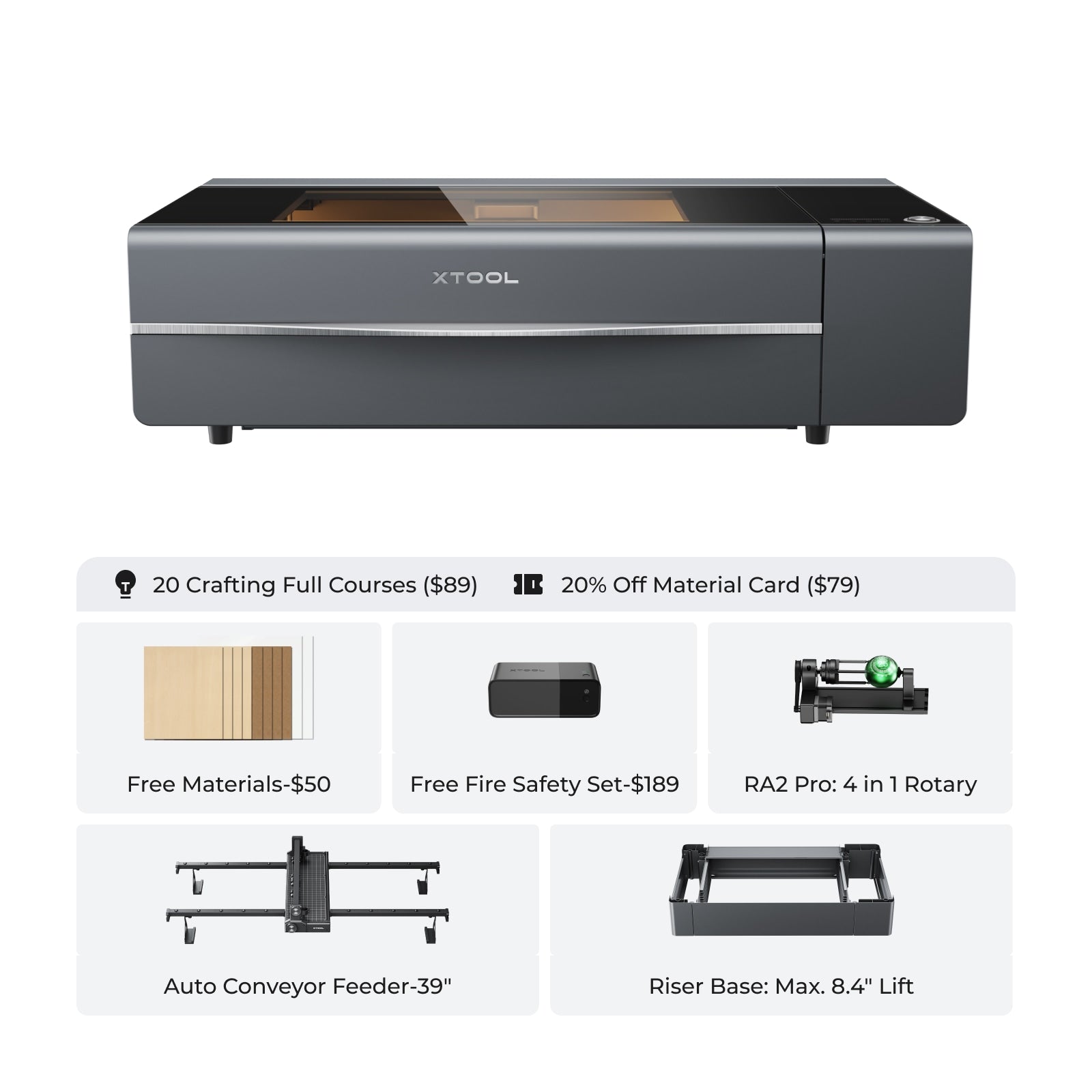 xTool P2 55W Desktop CO2 Laser Cutter test