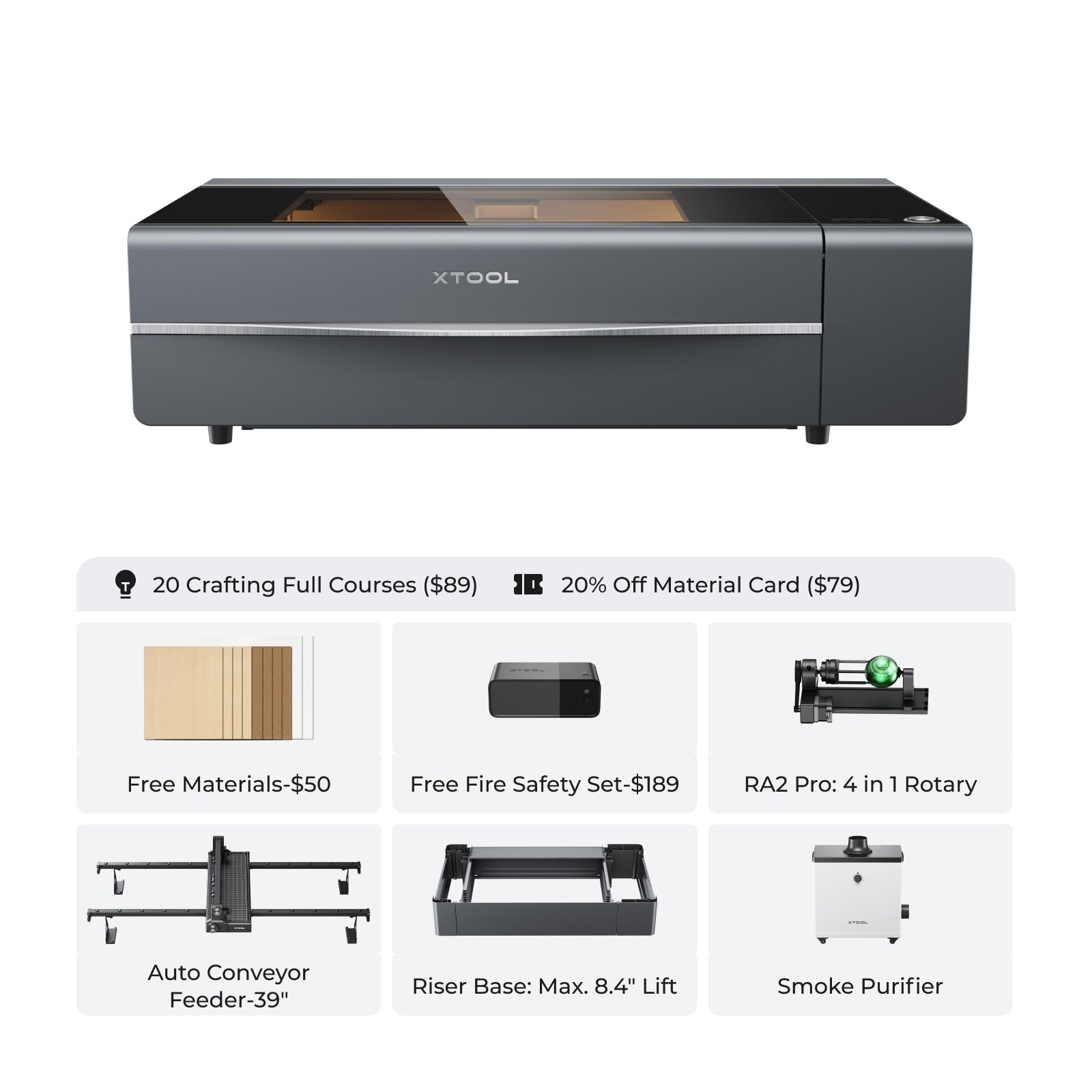 xTool P2 55W Desktop CO2 Laser Cutter test