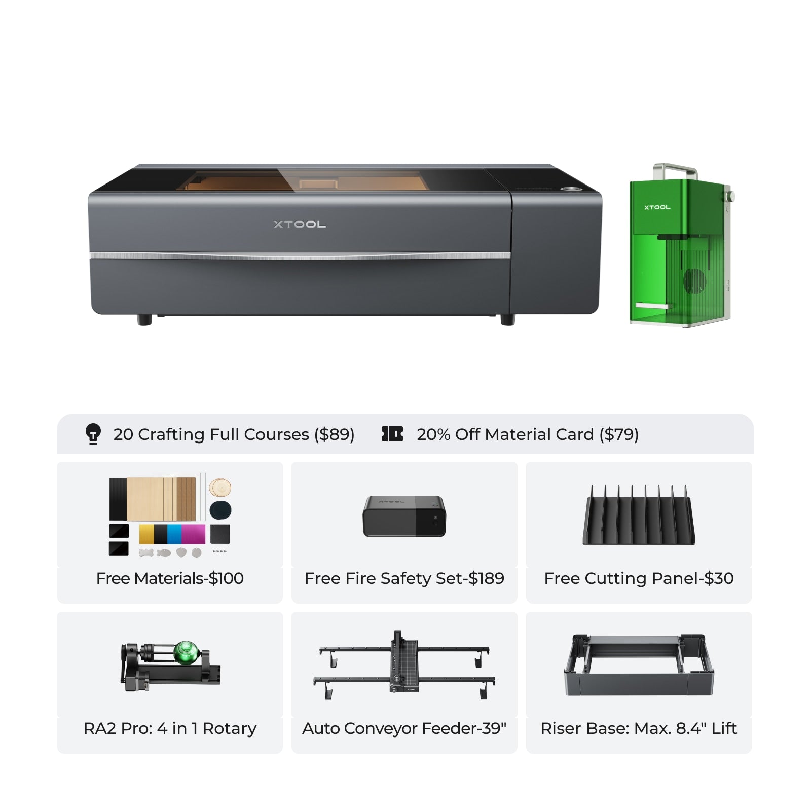 xTool P2 55W Desktop CO2 Laser Cutter test