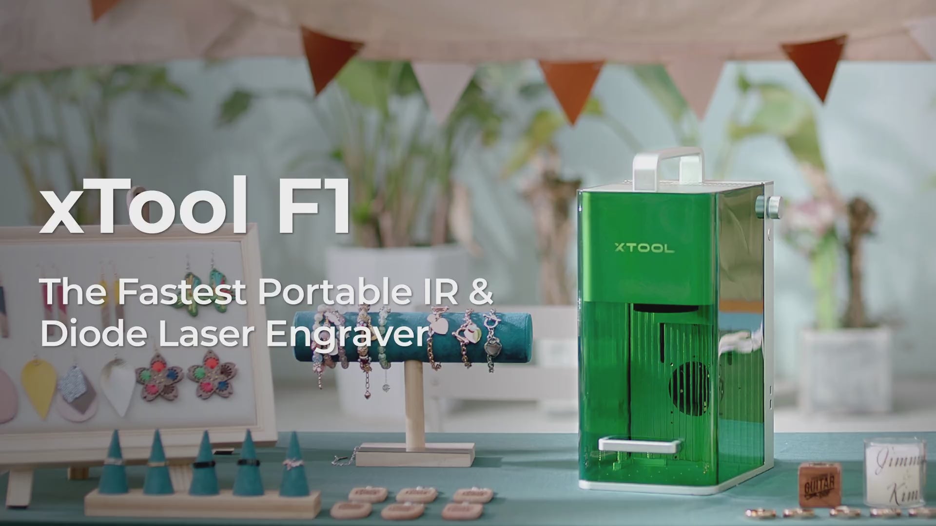 xTool F1 Laser: Crazy Fast, Small Business Potential, Portable, More  Materials, Super Intuitive 