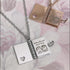 Stainless Steel Book Locket Necklace (3pcs)