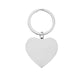 Stainless Steel Heart Keychain (10pcs)