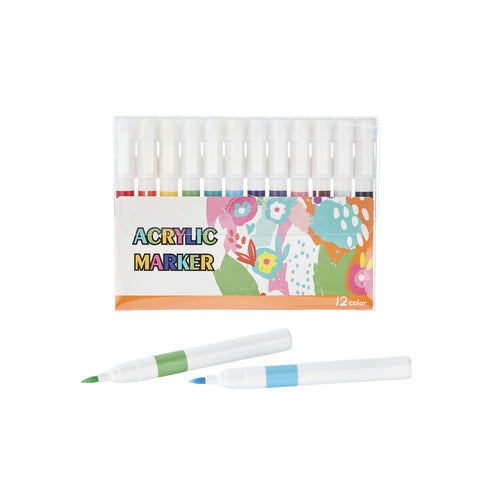 12 Colors Acrylic Marker